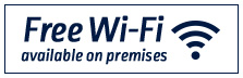 FREE WiFi available on premises